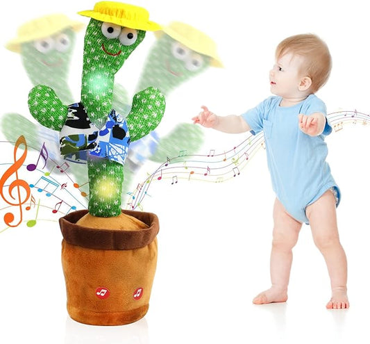 Dancing Cactus Talking Baby Toys with Lights